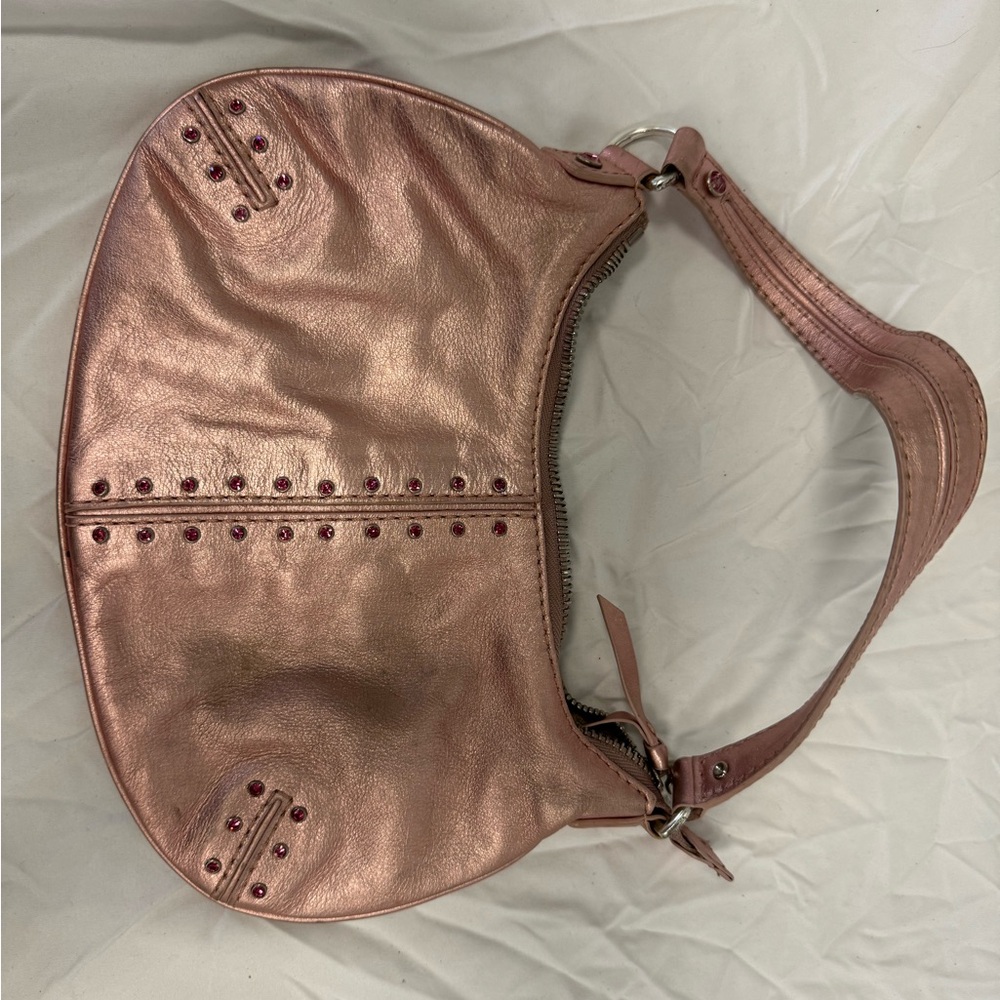Rose Gold Studded Women's Bag